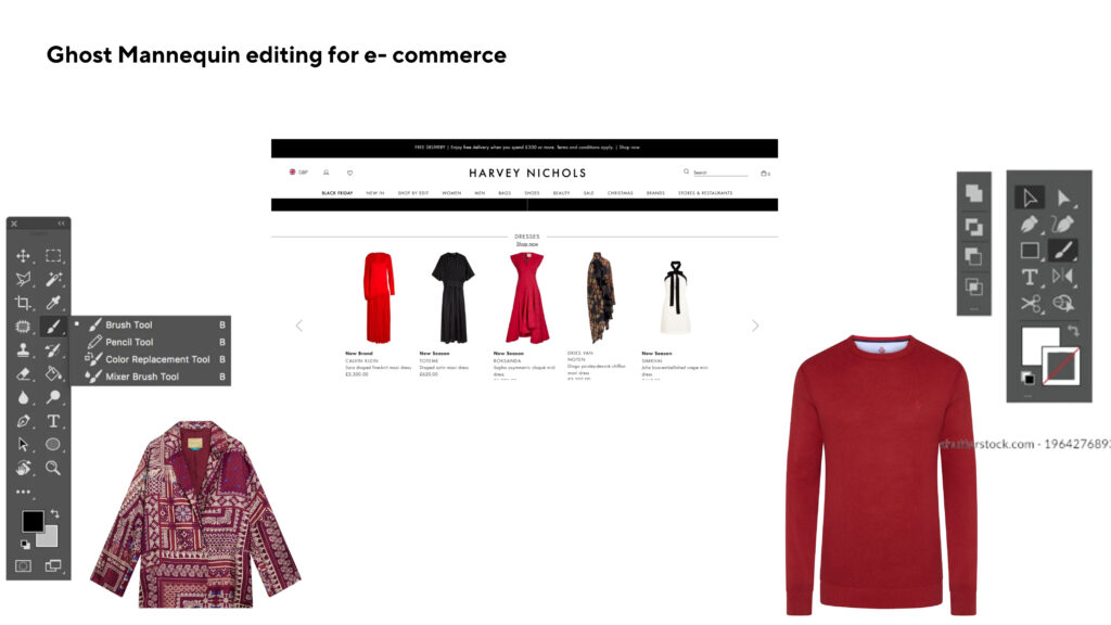 Photo editing for e-commerce 